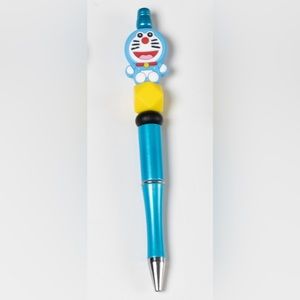 Doraemon Custom Made Silicone Beaded Pen